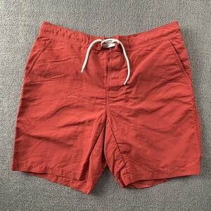 Uniqlo Shorts Adult Large Orange Surf Swim Active Athleisure Casual Men's